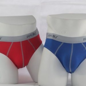 Coloured Mens Briefs Red & Royal Blue
