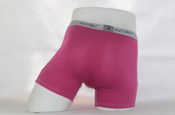 Rear view of British Made Mulberry Men's Boxer Shorts.