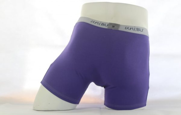 Mens Boxer Shorts Purple - Back
