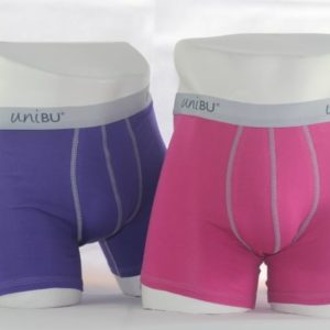 Mens Boxer Shorts 2 Pack - Mulberry & Purple