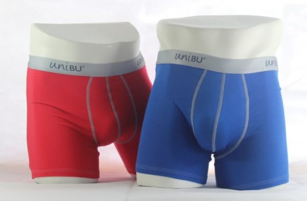 Mens Boxer Shorts 2 Pack - Red & Royal Blue