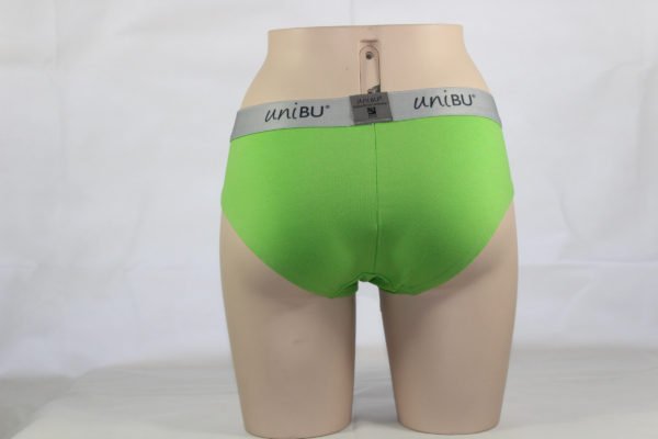 Women's Lime Green Hipsters - Back