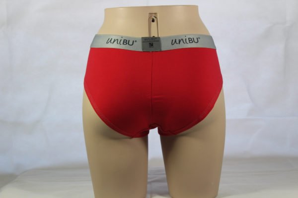 Red Women's Comfort Hipsters - Back