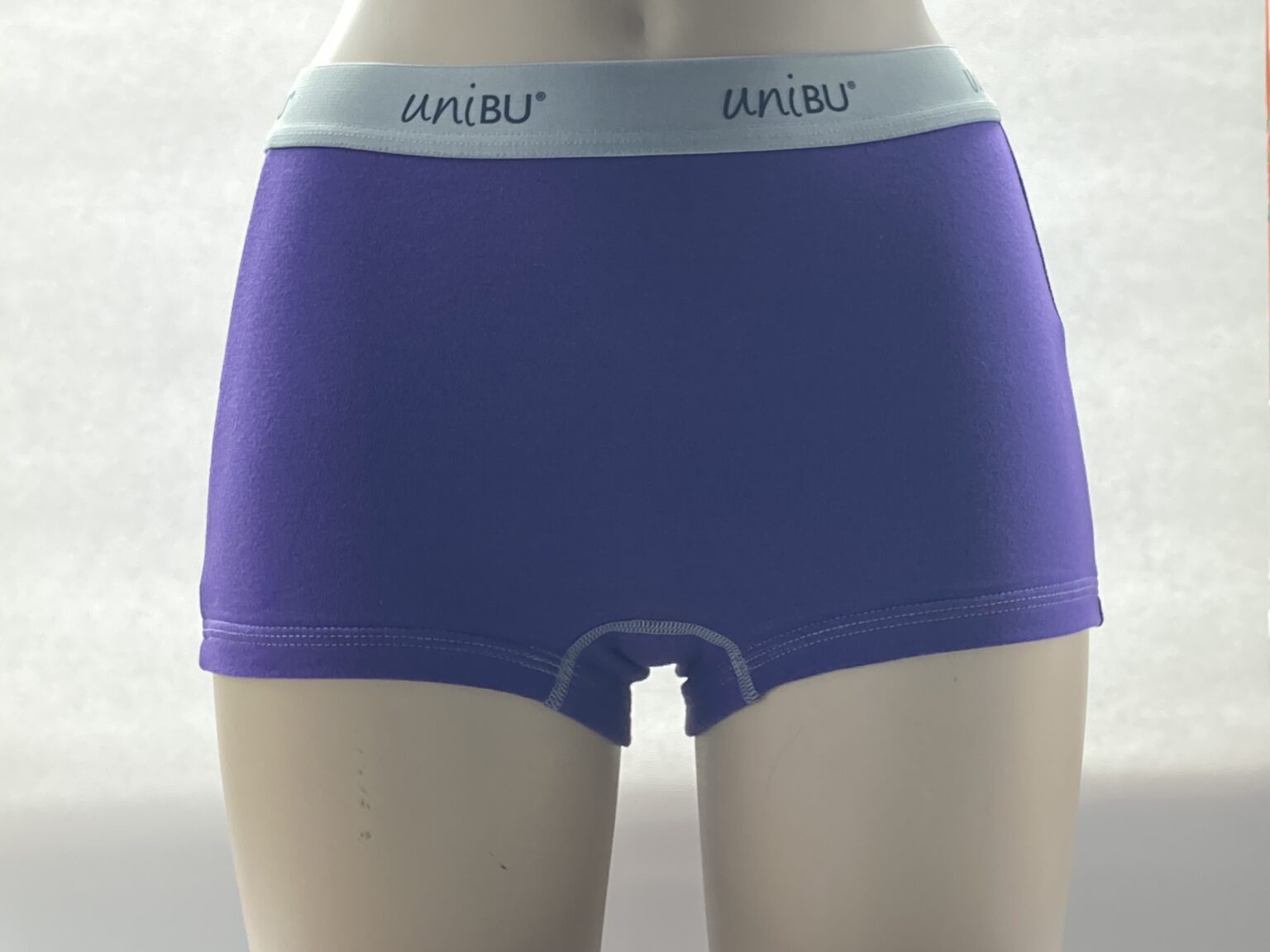 Women's Purple Boxer Shorts - British Ladies Boxer Shorts In Purple